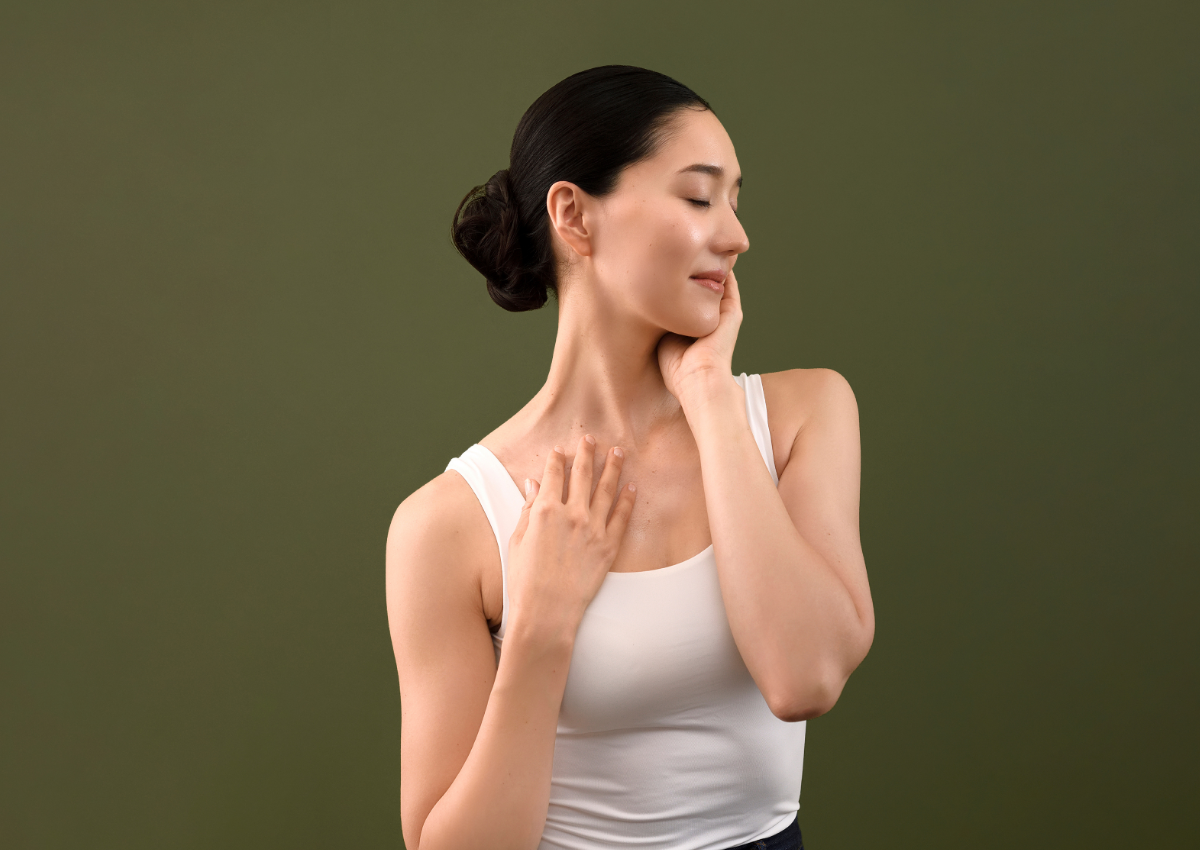 もち肌：肌の弾力と水分バランス